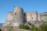 A vár Glavas falu felett