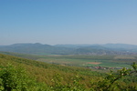 Kilátás a Visegrádi hegységre